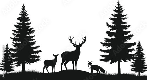 Person meditating in Padmasana lotus pose silhouette vector illustration, relaxed individual practicing yoga for mental health and harmony, spiritual balance and 