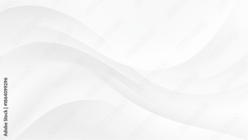 Naklejka premium Abstract white wavy lines background texture design element