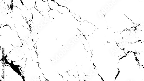 Black and white marble texture with cracks and veins