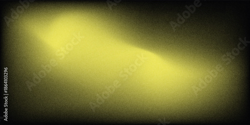Yellow black noise gradient background, grainy texture, retro vintage banner design with copy space