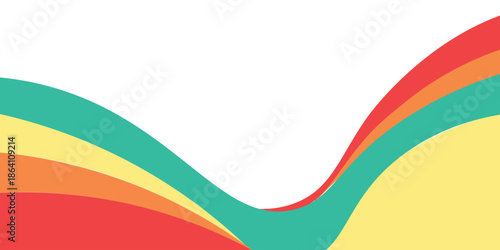 abstract colorful wave background. eps10