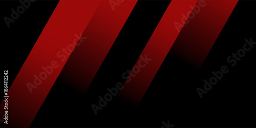 Abstract blue red banner geometric shapes background. Vector abstract graphic design banner pattern presentation background web template.	
