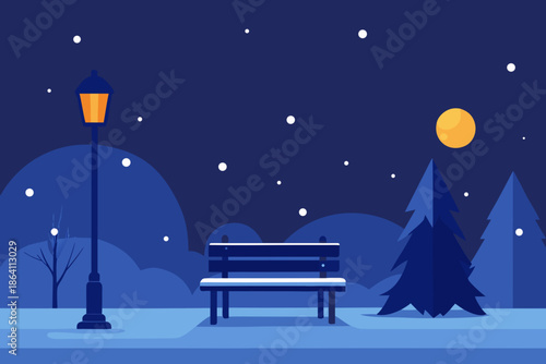 christmas night in the park