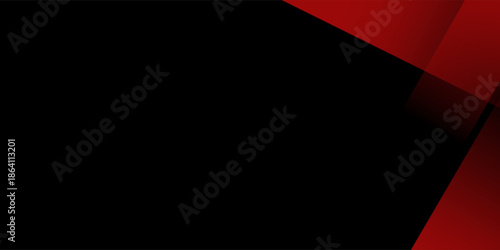 Abstract blue red banner geometric shapes background. Vector abstract graphic design banner pattern presentation background web template.	
