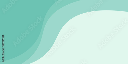 Flowing dark blue curve shape with soft gradient vector abstract background, relaxing and tranquil art, can illustrate health medical or sound of music.