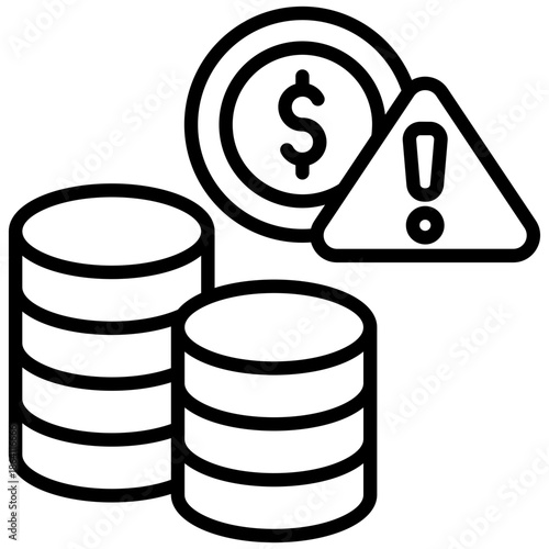 Financial Risk Icon