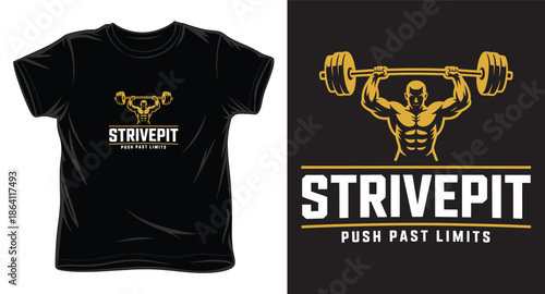 strivepit  graphic victor art t-shirt design print template
