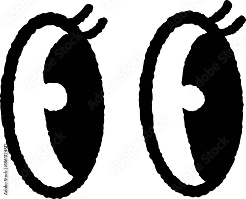 cartoon style line doodle