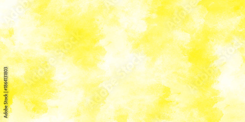 Yellow Watercolor, ink vector background collection with white, brown, oplace for text. Watercolour texture. Summer range, watercolor vector art background for cards,