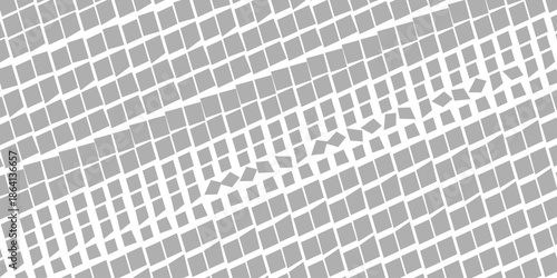 Black square pattern abstract on white background. Squares half tone pattern background. grunge halftone vector print background, Vector abstract gradient halftone dots background Pop art template .