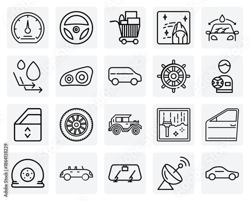 Driving And Car Operation Concepts – Featuring Cruise Control, Gearstick, And Car Finder For Automotive App Development