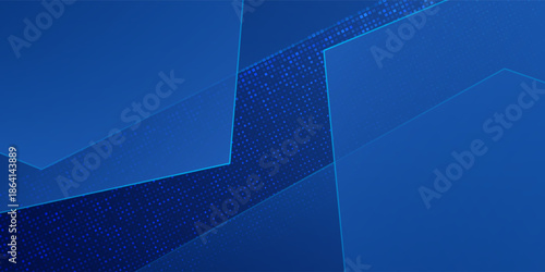 Modern blue white dot pattern gradient texture technology background vector future modern abstract