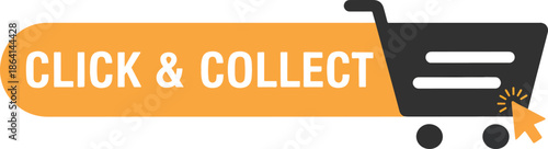 Click And Collect Button For Online Shopping Store