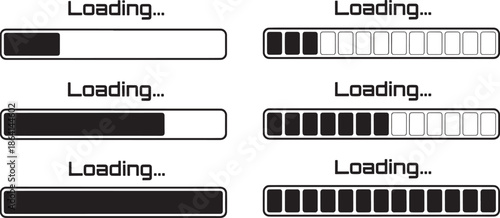 Loading Bar Progress Interface For Website Design