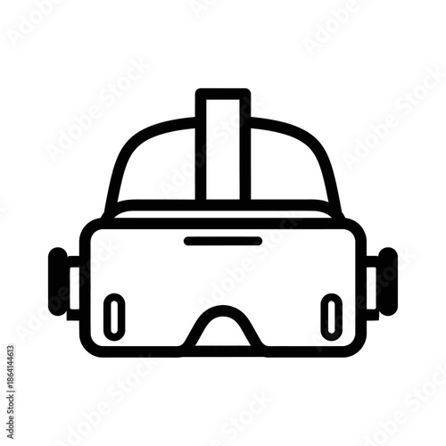 Modern virtual reality headset for immersive technology experiences