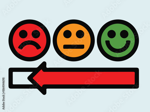 A cheerful yellow vector illustration of a happy smiling face icon with a cartoon expression of pure happiness and a friendly facial emotion symbol