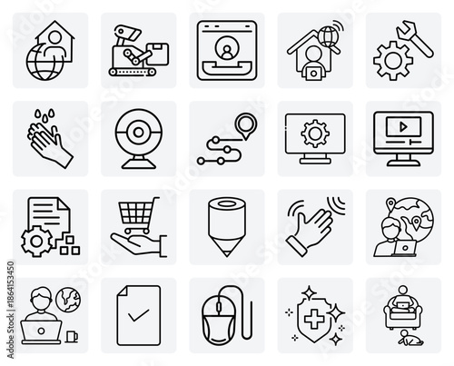 The Rise Of The Digital And Touchless Economy – Online Shopping, Robot Delivery, And Automated Services For Business Marketing