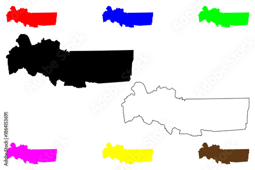 Norzagaray city (Central Luzon Region, Republic of the Philippines, ROP) map vector illustration, scribble sketch Norzagaray map