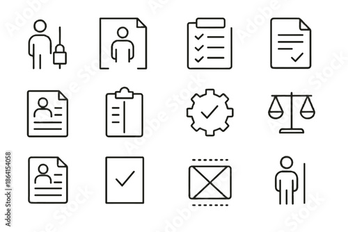 Icon vector icons minimalist limit awareness clear scope work control workload balance