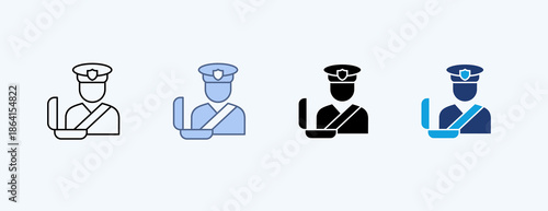 Customs Multiple Icon Illustration Vector