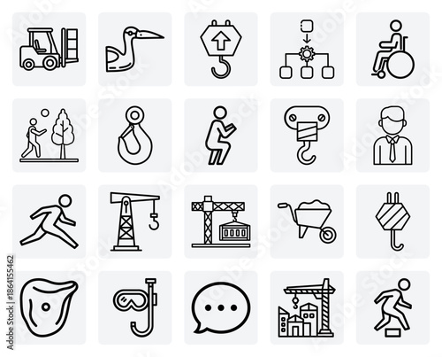 Conceptual Poses For Teamwork And Effort – Figures Hoping, Pushing, And Forming A Squad For Business And Metaphorical Concepts.