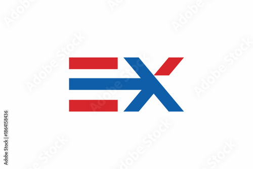 Letter EX Express Logo 