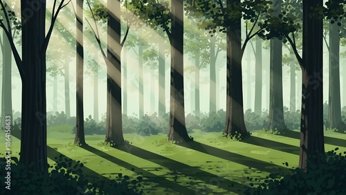 trees in the forest