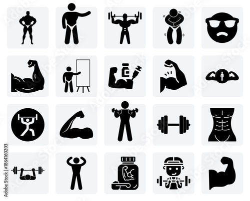 Muscle Building And Strength Sports – Bodybuilders, Weightlifting, And Nutritional Supplements For Fitness Branding And Marketing.