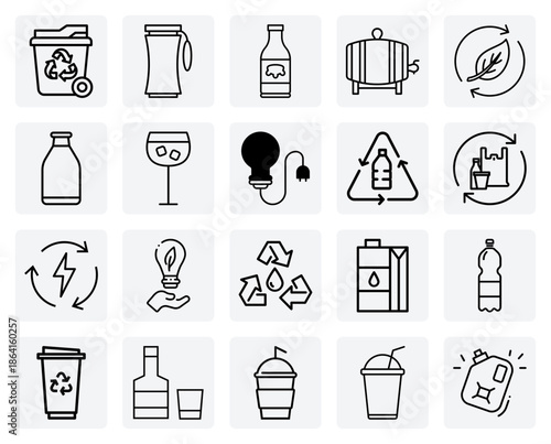 Consumer Recycling And Waste Management – Sorting Plastic Cups, Bottles, And Cans For A Greener Environmental Impact.