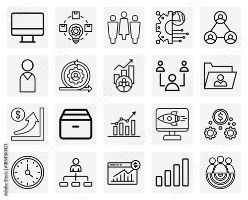 E-Commerce And Logistics Operations – Delivered Packages, Economic Graphics, And User Data For Online Business Interfaces.