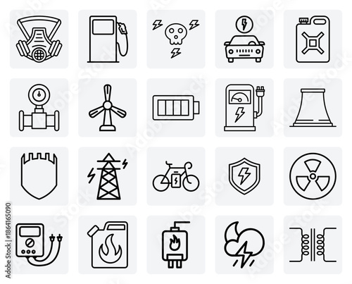 Power Generation And Infrastructure – Visuals Of Turbines, Transformers, And Pylons Representing The Flow Of Electrical Energy.