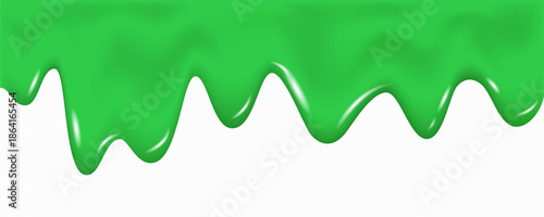 Green dripping slime texture, kiwi, lime or apple jam.