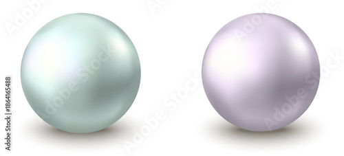 Shiny green and purple metal bubble.
