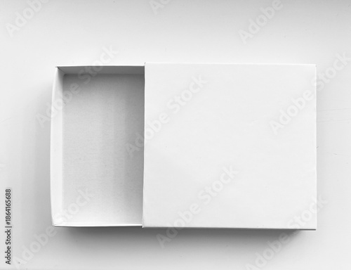 blank white book