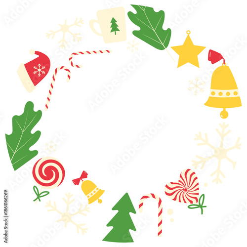 Christmas Holiday Wreath Frame