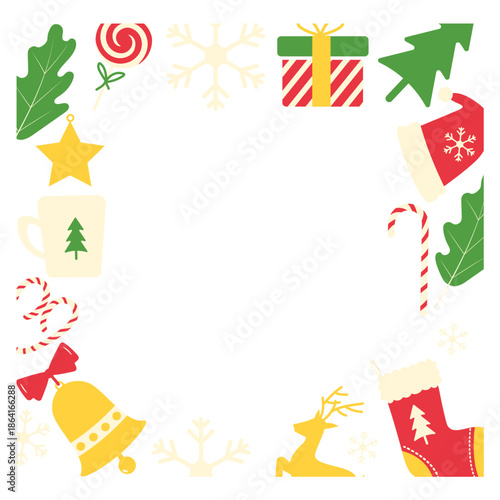 Christmas Holiday Border Frame