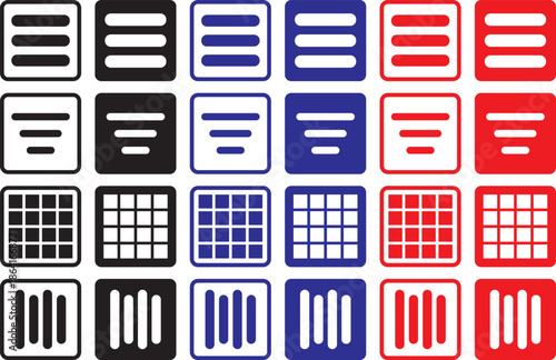 menu icon set. Website navigation symbol. Hamburger web. List menu sign. App burger icons. Hamburger menu line icon burger interface menu simple line, minimal ui popup burger. Template navigation drop
