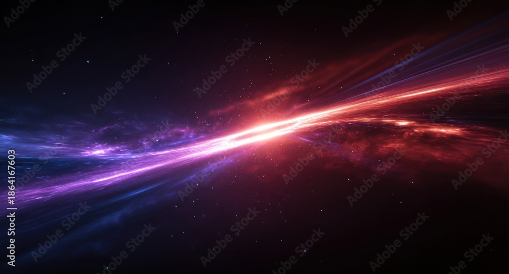 Fototapeta premium Abstract cosmic explosion in deep space
