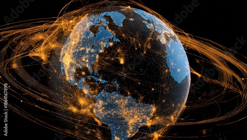 Global network of connections (1)