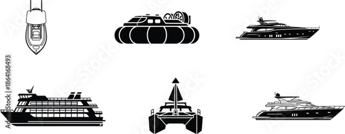 various boats and ships indifferent styles 