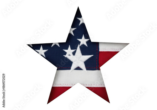 A fivepointed star shape filled with the pattern of the american flag, isolated on a transparent background Free Download A fivepointed star shape filled with the pattern of the american flag, isolated on a transparent background - GFXLoad