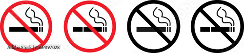 Prohibited smoking signs