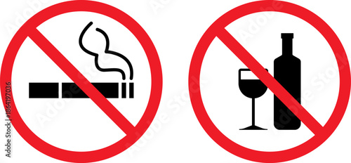 No smoking or drinking allowed