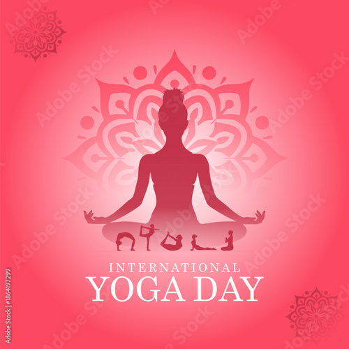 Internation Yoga Day Post Template