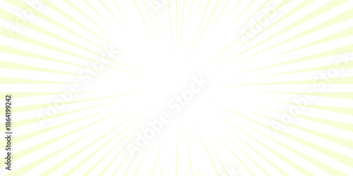 Allow background with Glowing Sunburst and Dynamic Light Rays. Anime focus isolated on white background. Comic book explosion lines wallpaper. retro vintage backdrop in square format. 