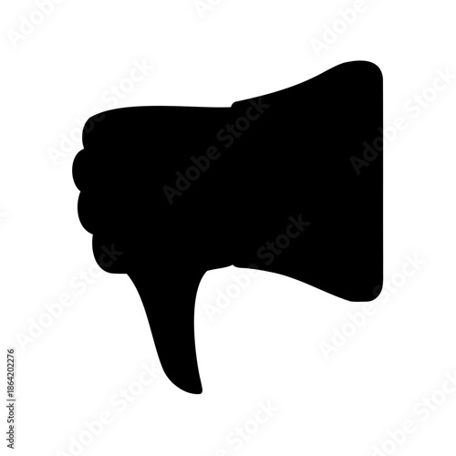 A powerful graphic illustrating amplified disapproval and widespread negative feedback Vector, illustration