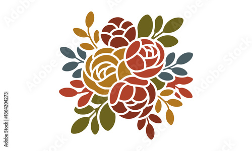 Elegant seamless floral pattern for luxury bedsheet print vector illustration, easily editable.