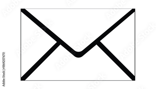 Email Envelope Icon for Communication and Messaging