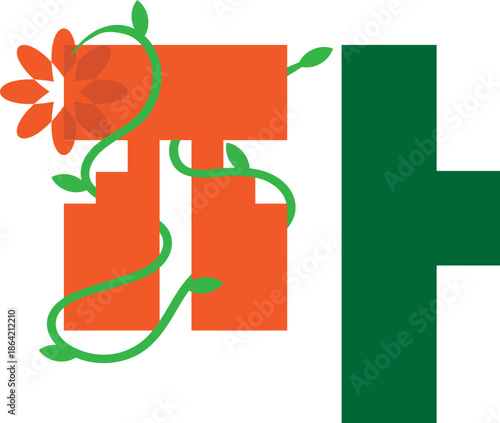 자음 한글 꾸미기