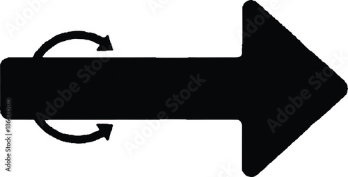 Black silhouette vector illustration of a printer symbol design for business icon use